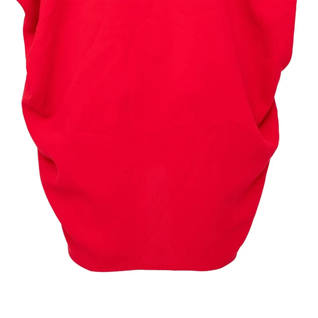 Unsigned Gianluca Capannolo Oversized Top - '10s Red Polyester Good - Box View