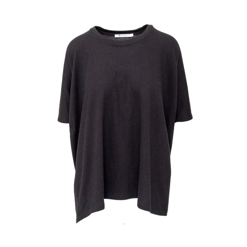 Alexander Wang Oversized T-shirt - '10s Black Polyester Good - Front View