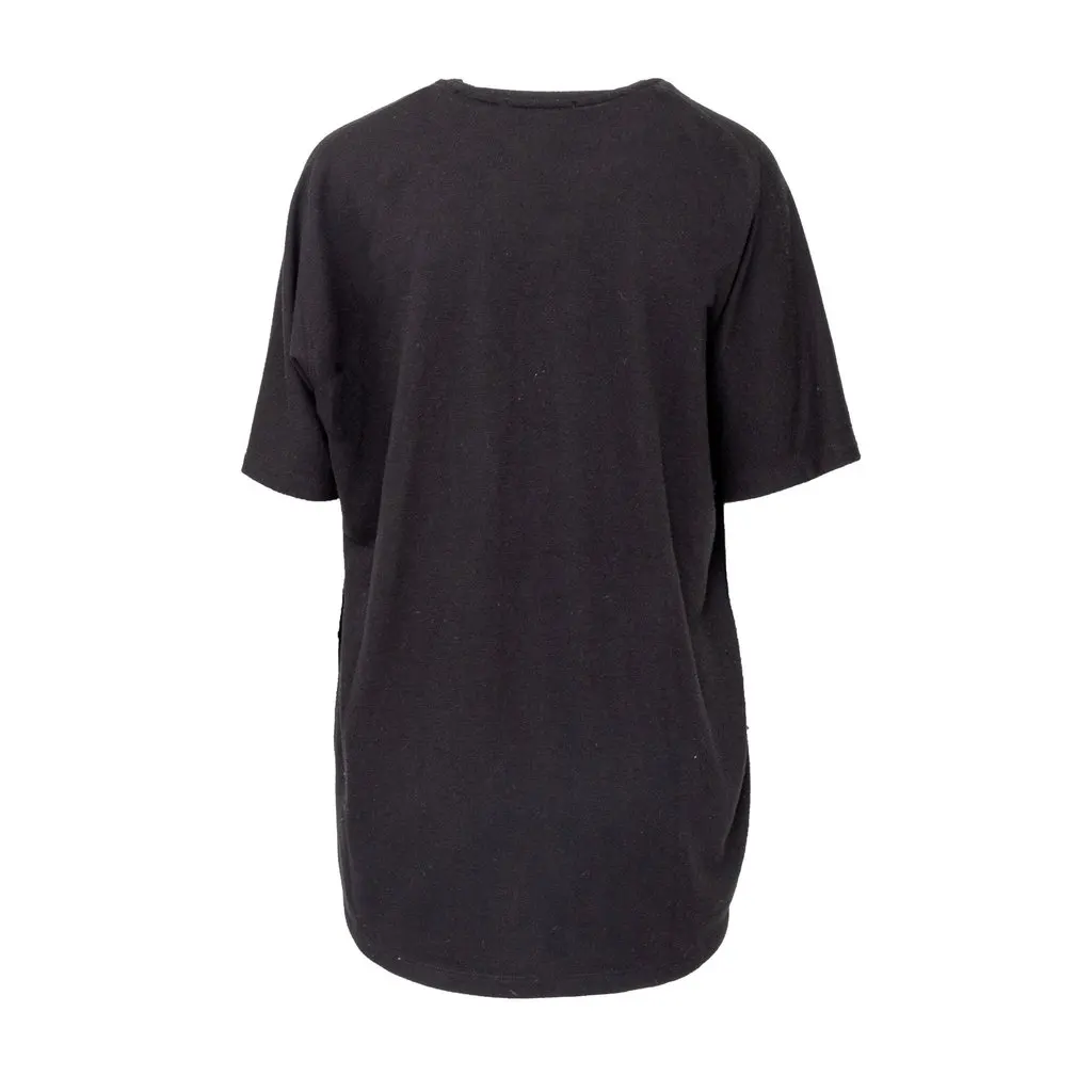 Alexander Wang Oversized T-shirt - '10s Black Polyester Good - Back View