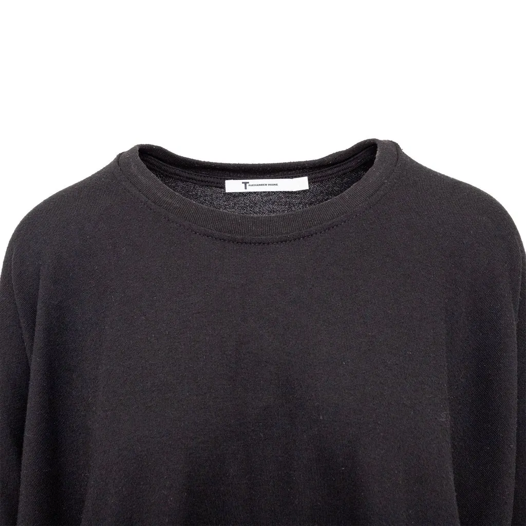 Alexander Wang Oversized T-shirt - '10s Black Polyester Good - Inside View