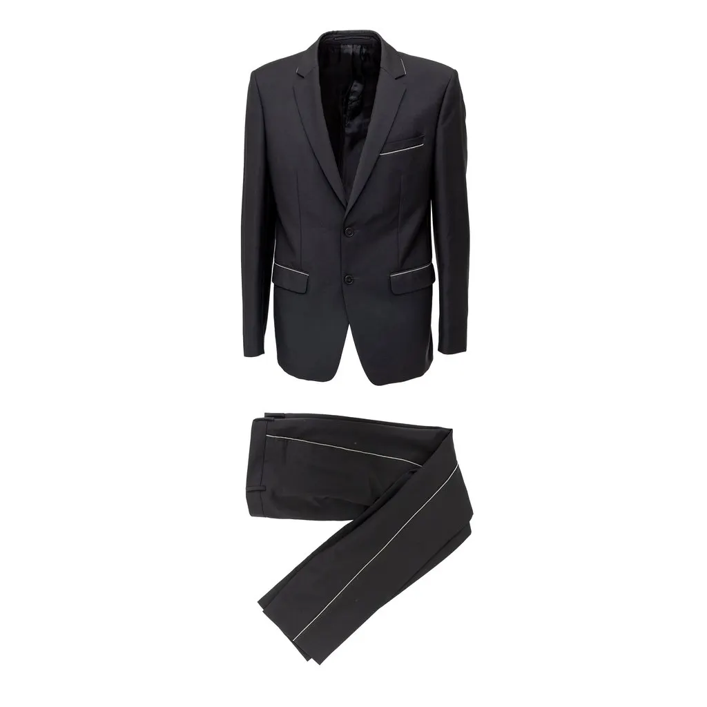 GIVENCHY スーツ Givenchy Suit with Chain Details - '10s Black FR 50 Wool