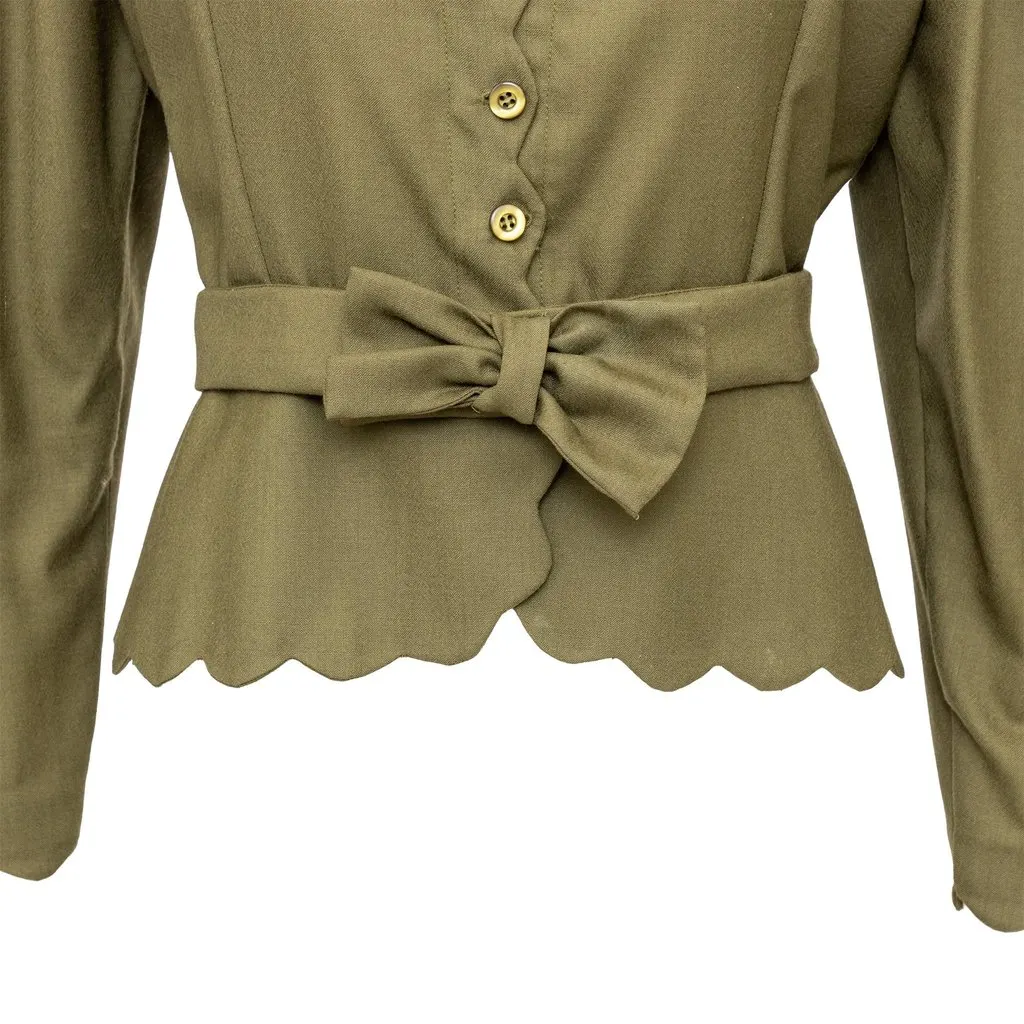 Unsigned Green Top - '90s Green Cotton Good - Box View