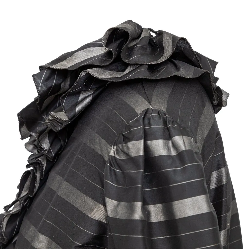 Valentino Miss V Ruffled Silk Top - '90s Red Silk Good - Box View