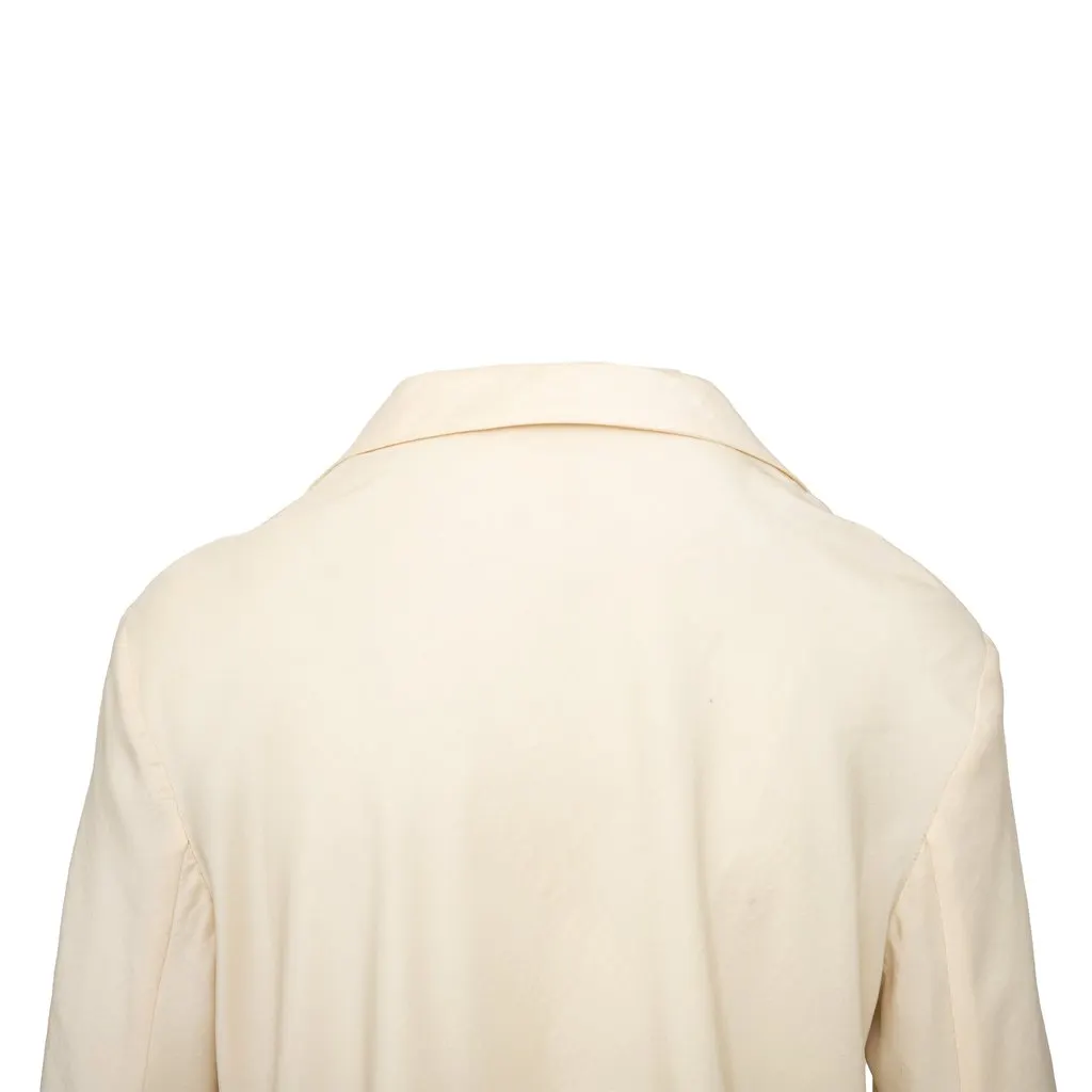 Yohji Yamamoto Shirt - '00s White Silk Good - Box View