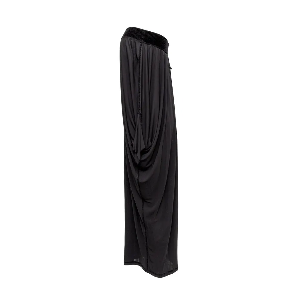 Jean Paul Gaultier Off-shoulder Dress - '00s Black Velvet Good - Box View
