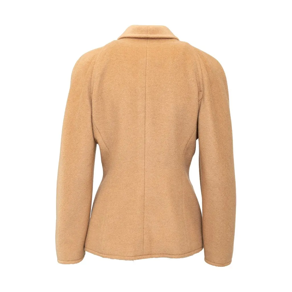 Unsigned Jacket and Skirt Set - '90s Camel Good - Model View