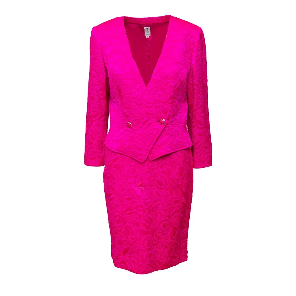 Ungaro Jacquard Set - '90s Pink Canvas Good - Front View