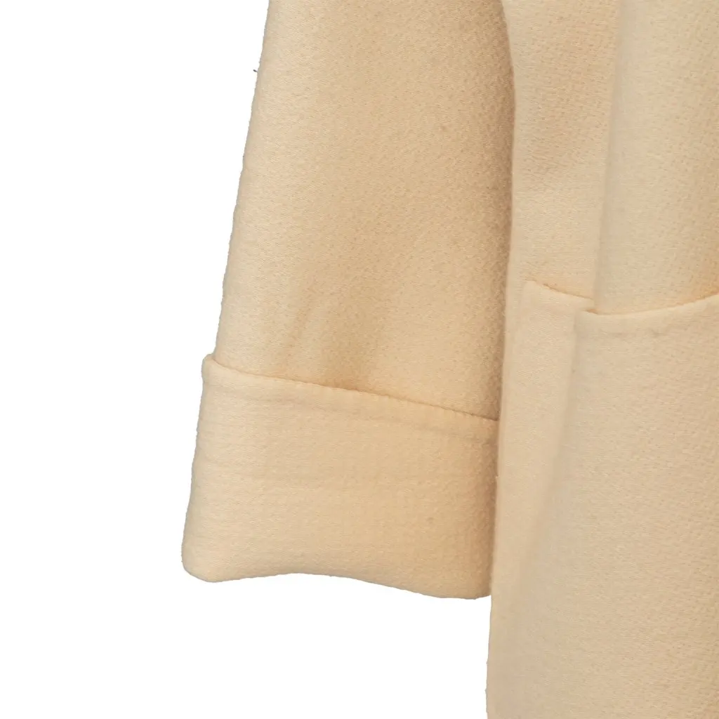 Valentino Miss V Coat - '90s White Wool Good - Box View