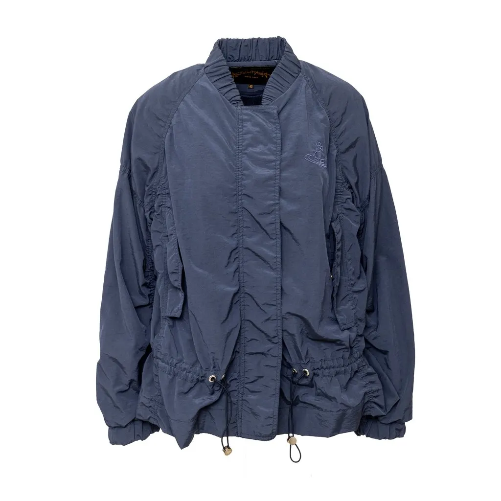 Vivienne Westwood Anglomania Nylon Jacket - '10s Navy Good - Front View