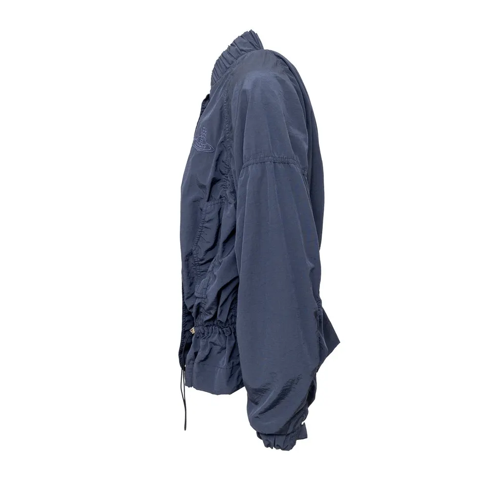 Vivienne Westwood Anglomania Nylon Jacket - '10s Navy Good - Back View