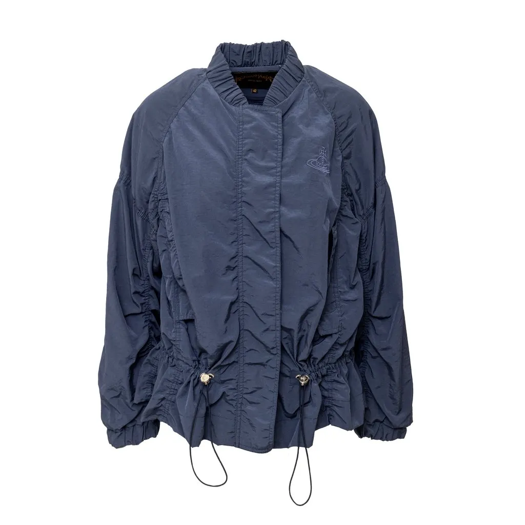 Vivienne Westwood Anglomania Nylon Jacket - '10s Navy Good - Model View