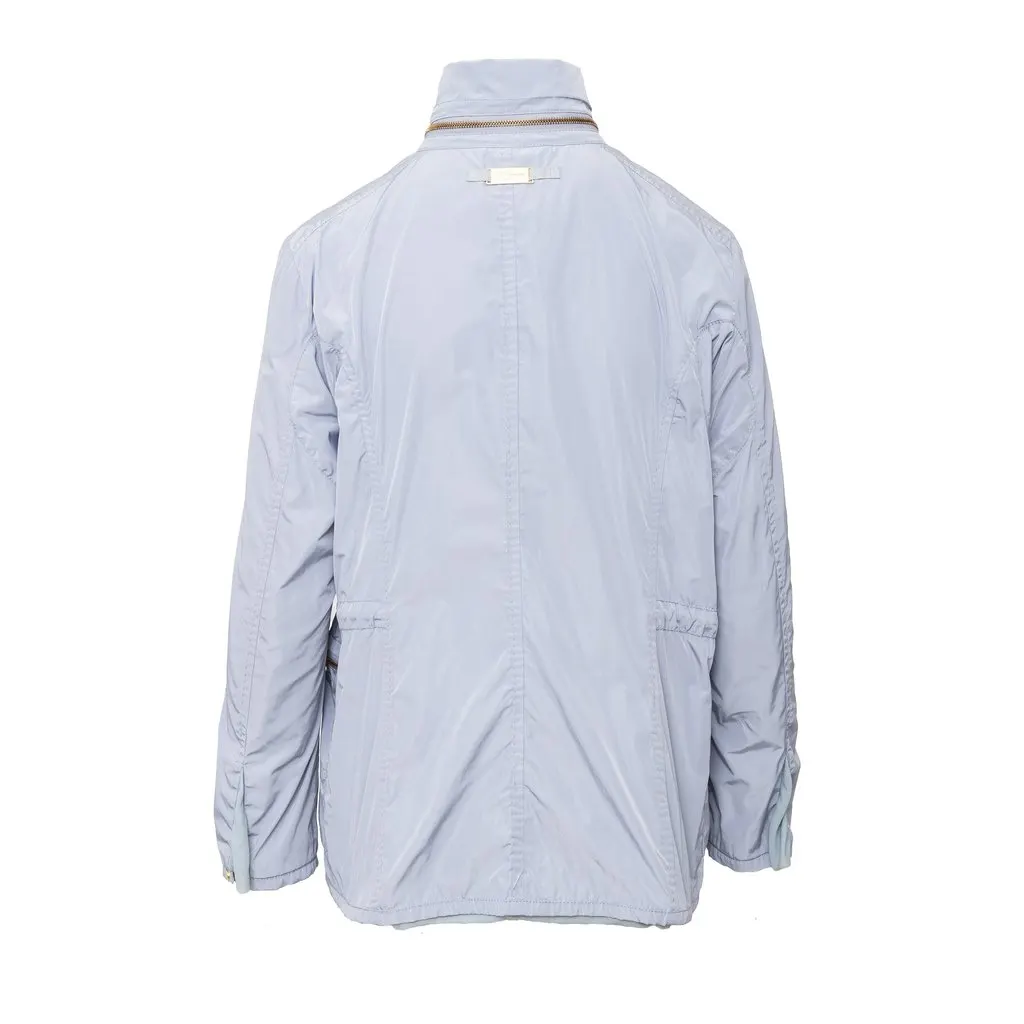 Unsigned Les Copains Windbreaker Jacket - '10s Blue Polyester Good - Inside View