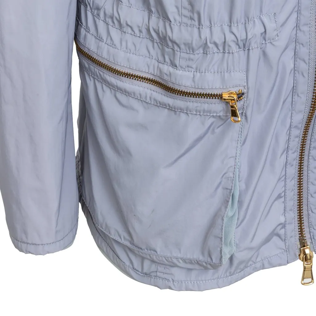 Unsigned Les Copains Windbreaker Jacket - '10s Blue Polyester Good - Box View
