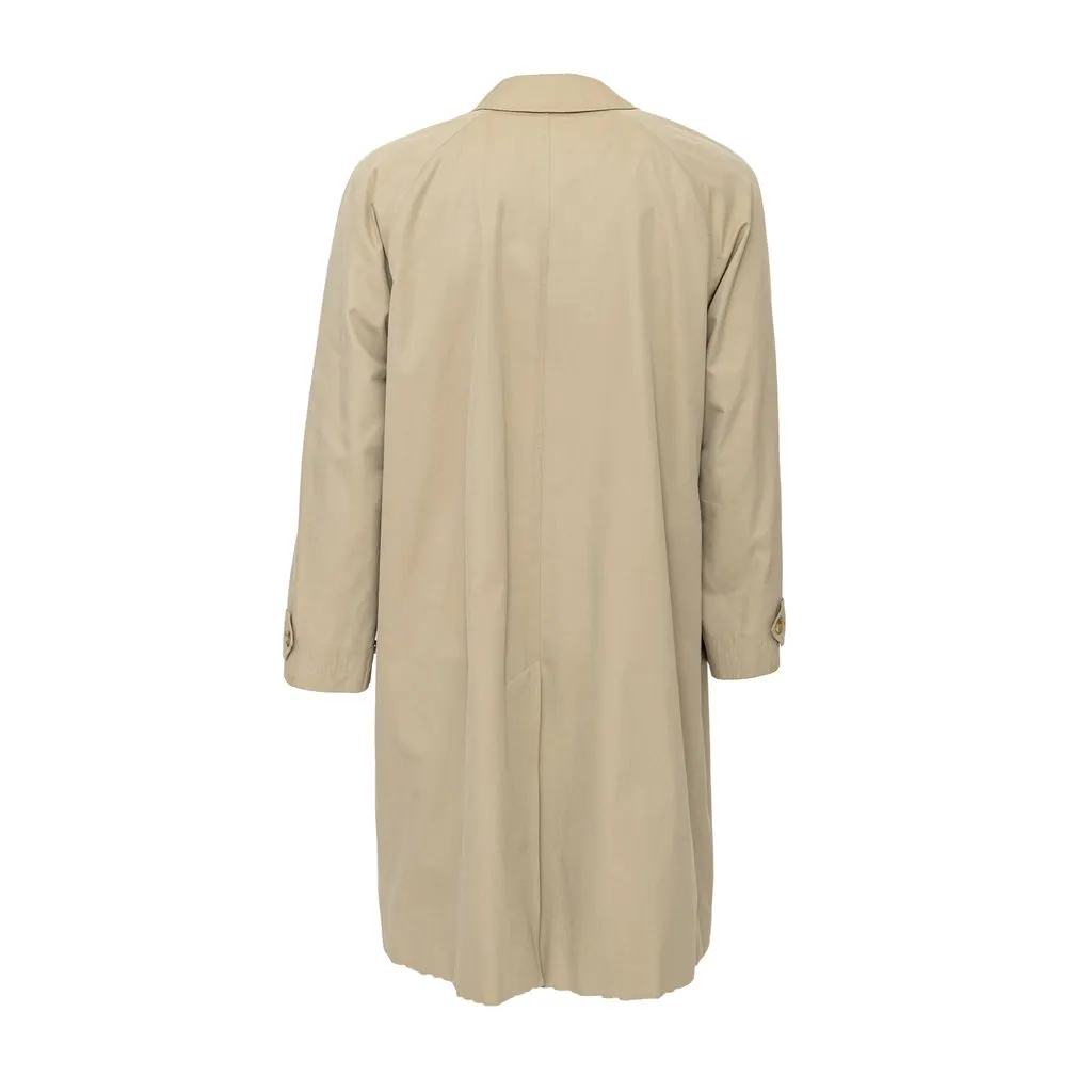 Burberry Trench Coat - '10s Beige Cotton Good - Inside View