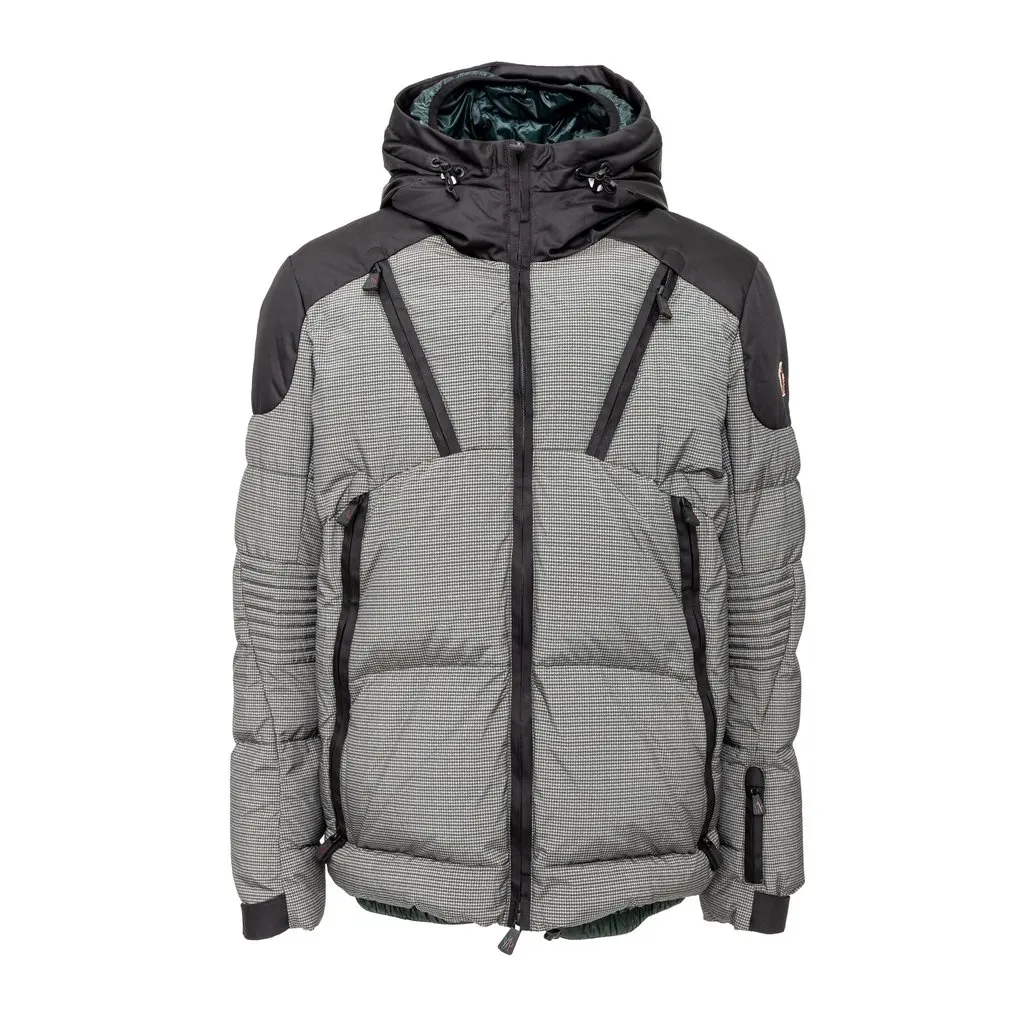 Moncler Padded Ski Jacket - '20s MultiColor Good - Front View