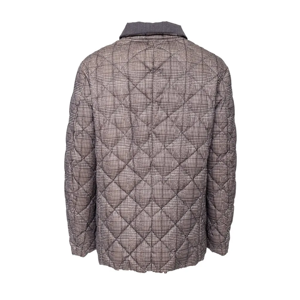 Emporio Armani Quilted Down Jacket - '20s Grey Good - Inside View
