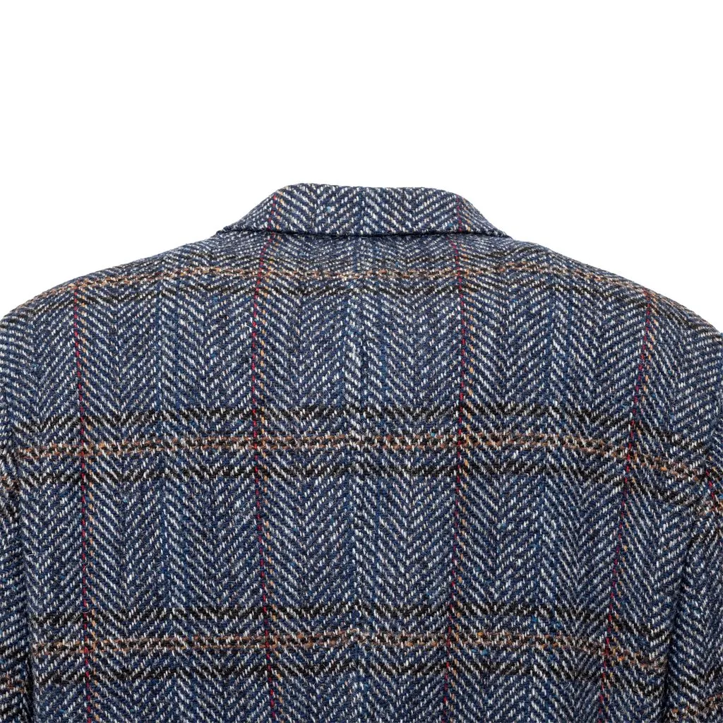 Etro Checkered Wool Coat - '20s Red Wool Good - Box View