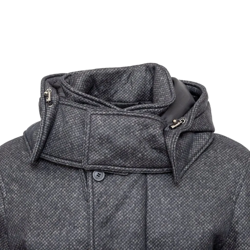 Emporio Armani Zippered Jacket - '10s Red Wool Good - Box View