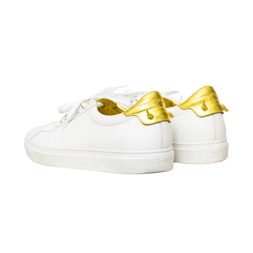 Givenchy Urban Street Sneakers - '20s White Leather Good - Back View