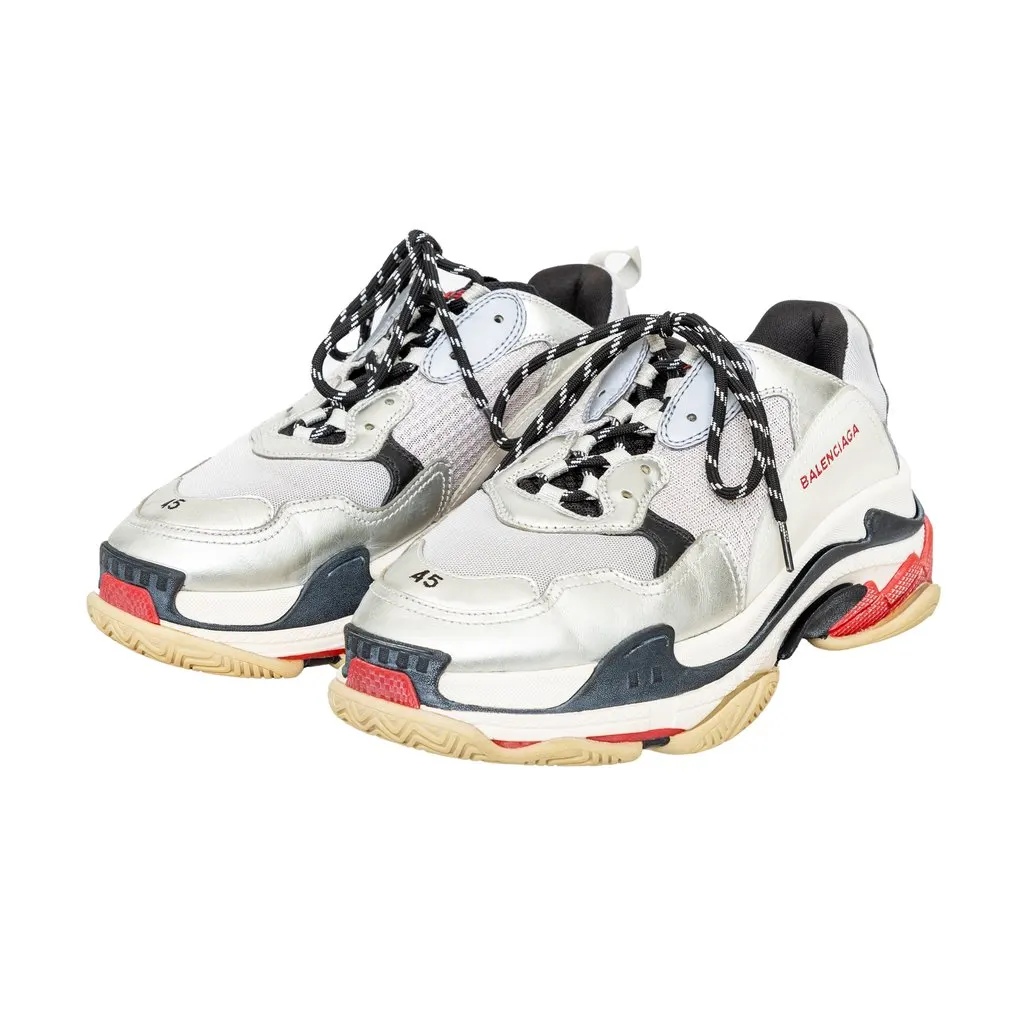 Balenciaga Triple S Sneakers - '20s Black Good - Model View