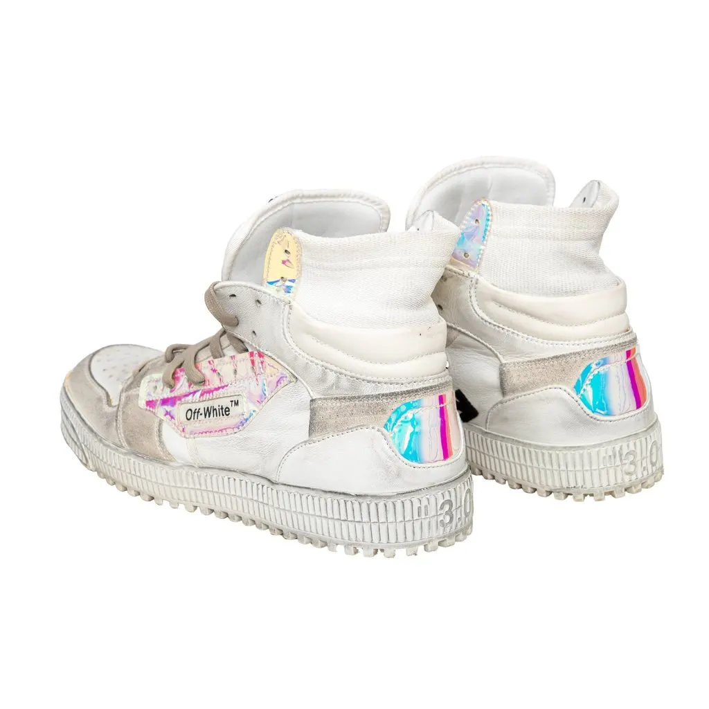 Off-White Off Court 3.0 Sneakers - '10s White Leather Good - Back View