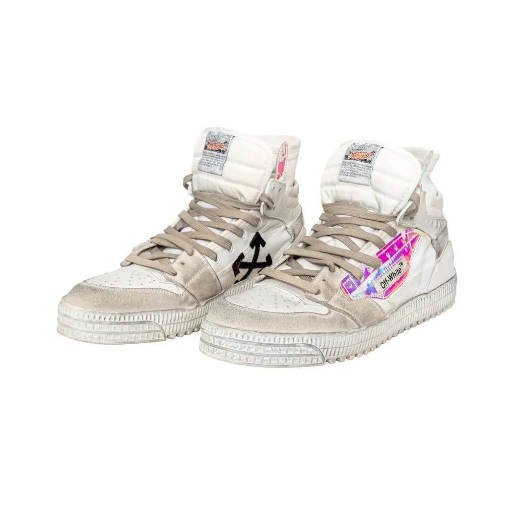 Off-White Off Court 3.0 Sneakers - '10s White Leather Good - Model View