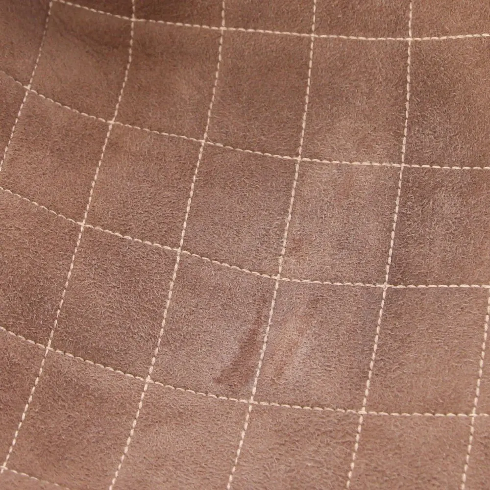 Chanel Beige Sheepskin Logoed Bag - 2000s Beige Leather Good - Box View