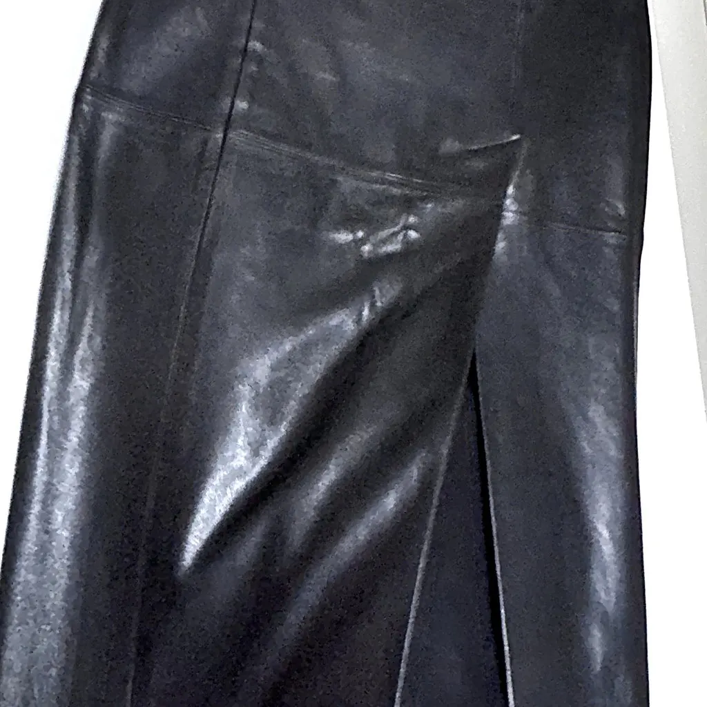 Iro High-quality leather skirt Black Leather Never worn - Box View