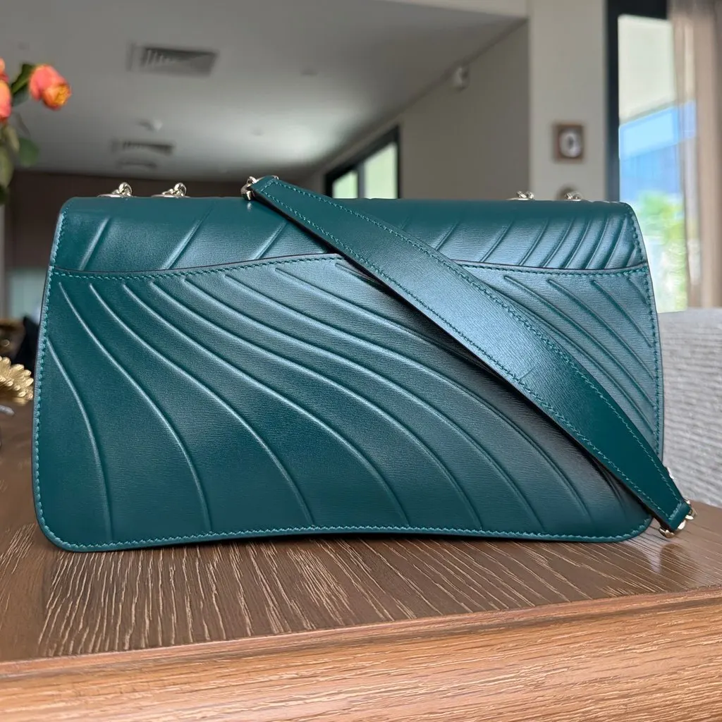 Cartier Panthere C Green Leather Never worn - Back View