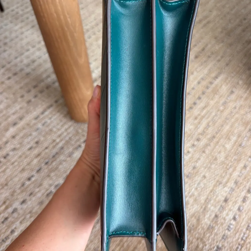 Cartier Panthere C Green Leather Never worn - Inside View