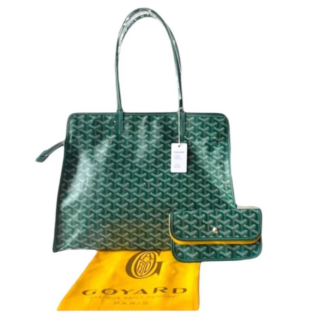 Goyard Goyard Hardy Bag Green Canvas Never worn, with tag - Back View