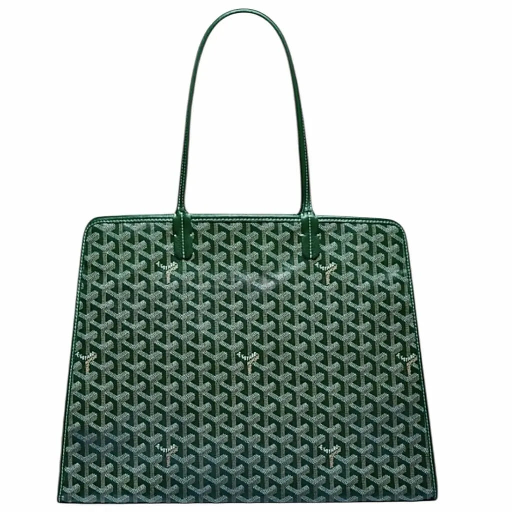 Goyard Goyard Hardy Bag Green Canvas Never worn, with tag - Front View