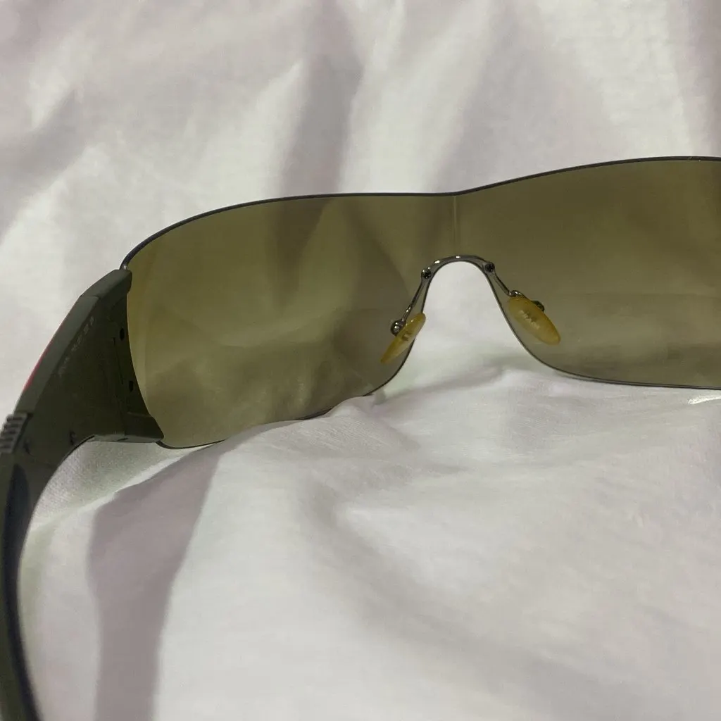 Prada Prada Sport (Linea Rossa) Shield Sunglasses – Vintage MultiColor Very good - Back View
