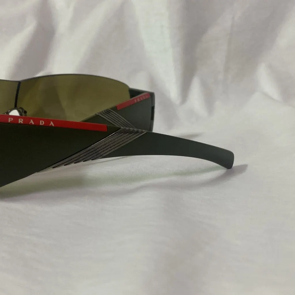 Prada Prada Sport (Linea Rossa) Shield Sunglasses – Vintage MultiColor Very good - Inside View