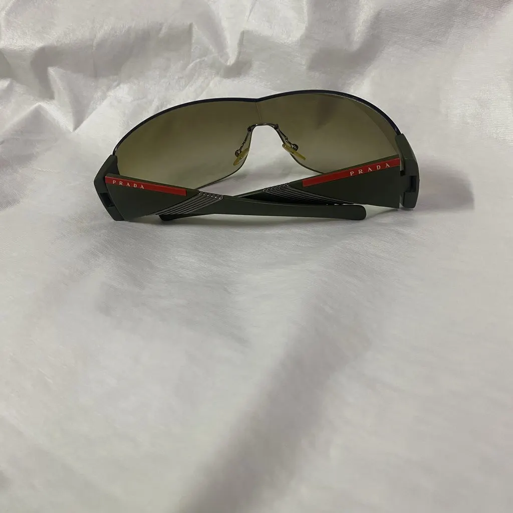 Prada Prada Sport (Linea Rossa) Shield Sunglasses – Vintage MultiColor Very good - Box View