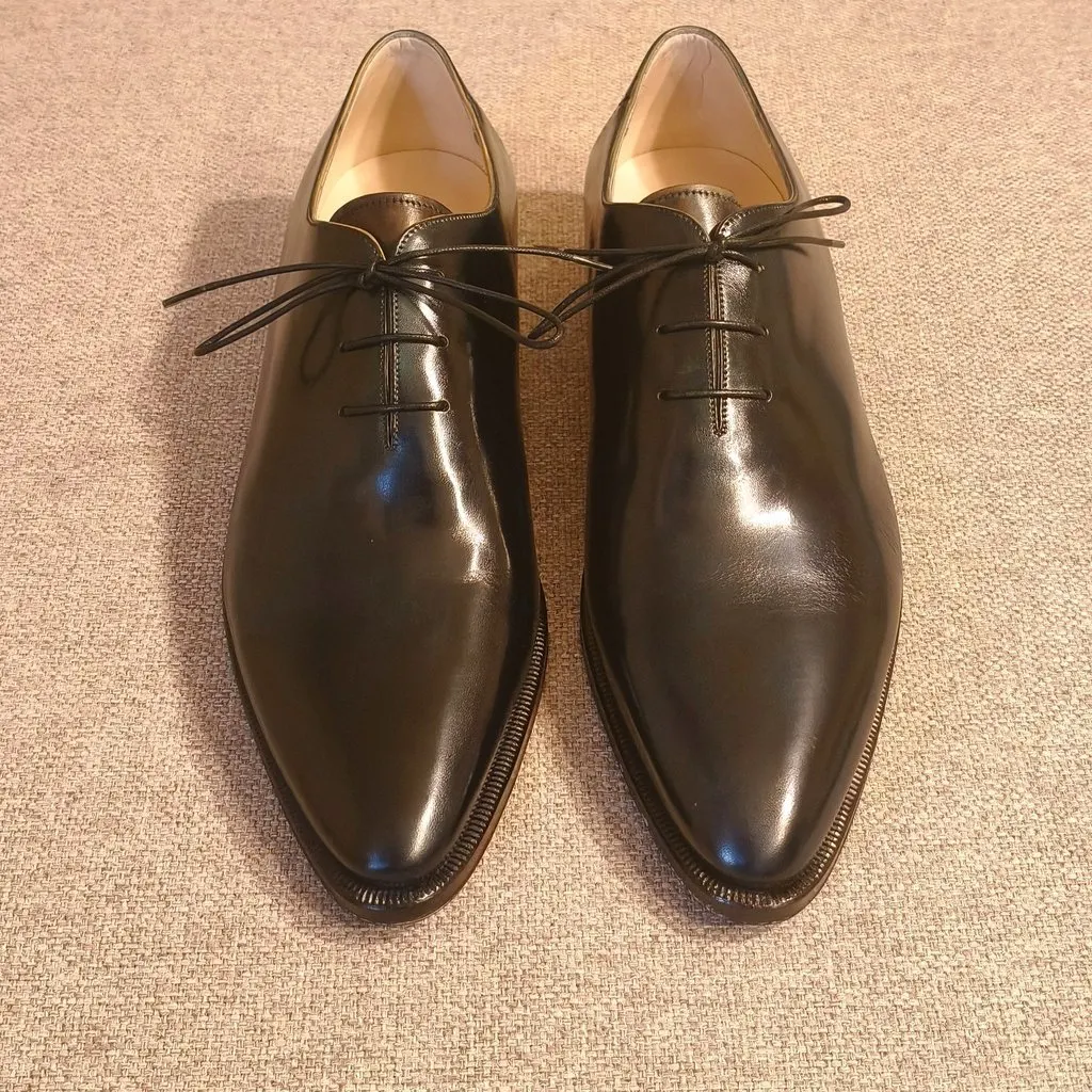 Unsigned Silvano Lattanzi- Mod. "Voltaire" Black Leather Never worn - Inside View