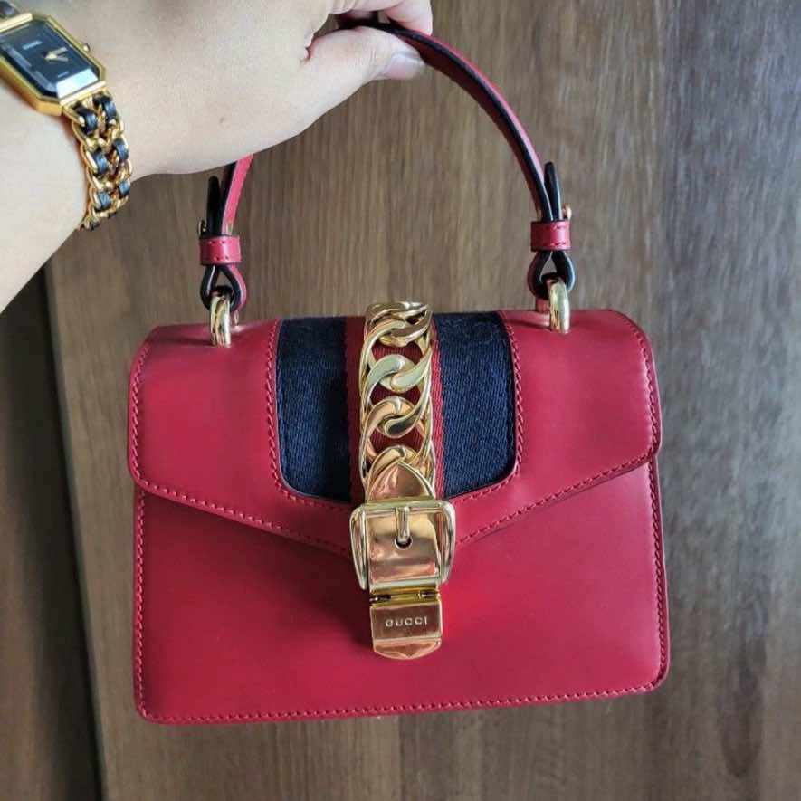 Gucci Mini Sylvie Top Handle - Back view