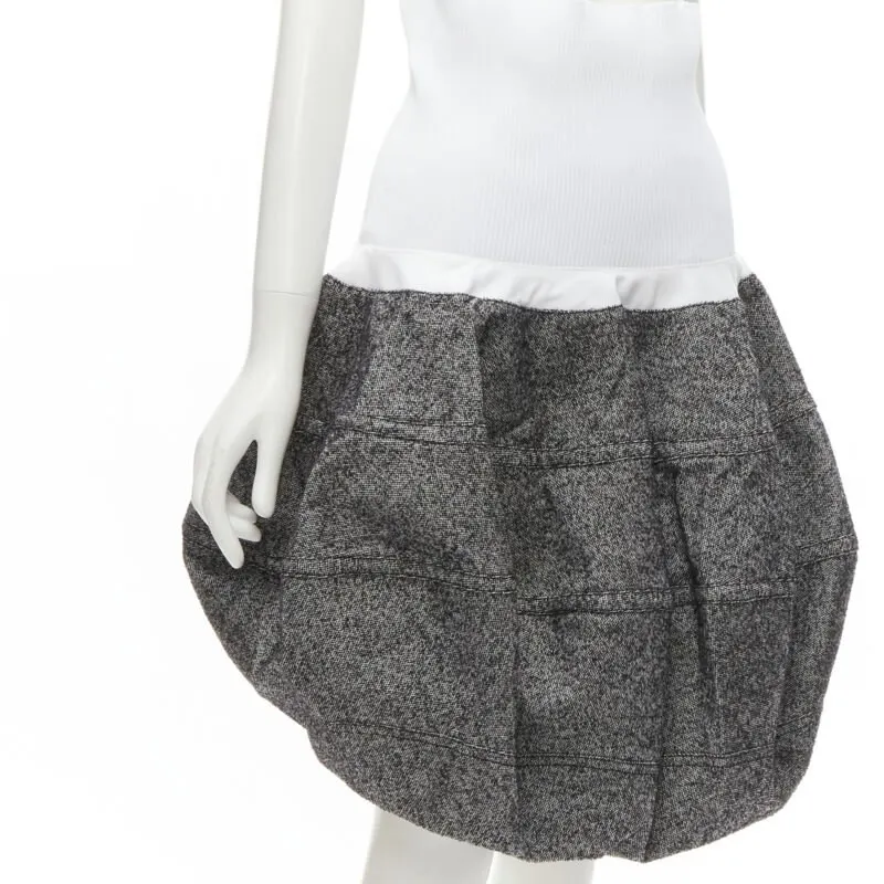 Louis Vuitton Grey Wool Bubble Grey Wool Never worn - Back View