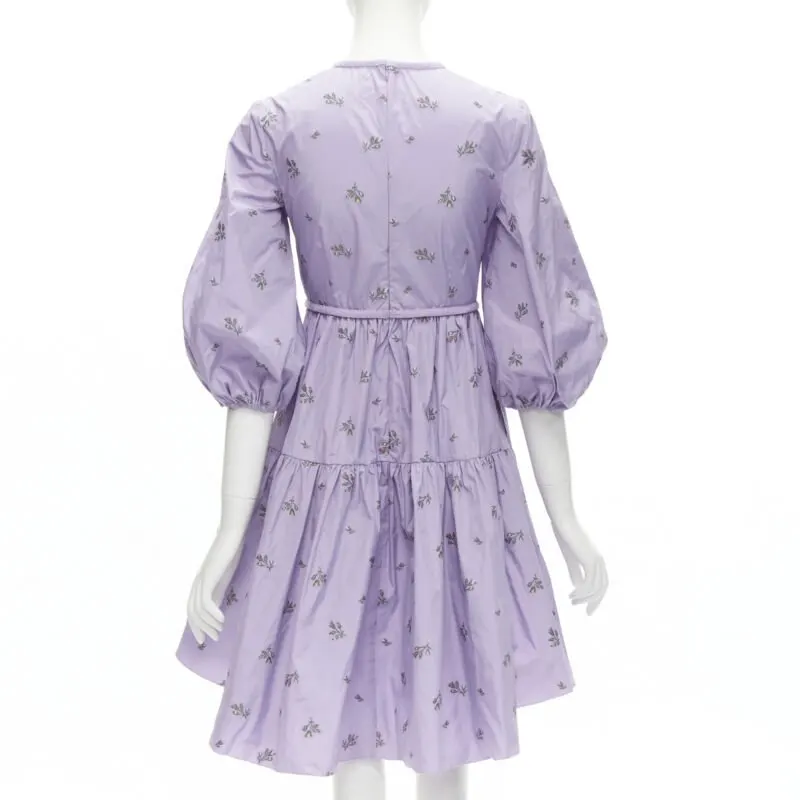 RED VALENTINO GARAVANI Purple Bow Dress Purple Polyester Never worn - Box View