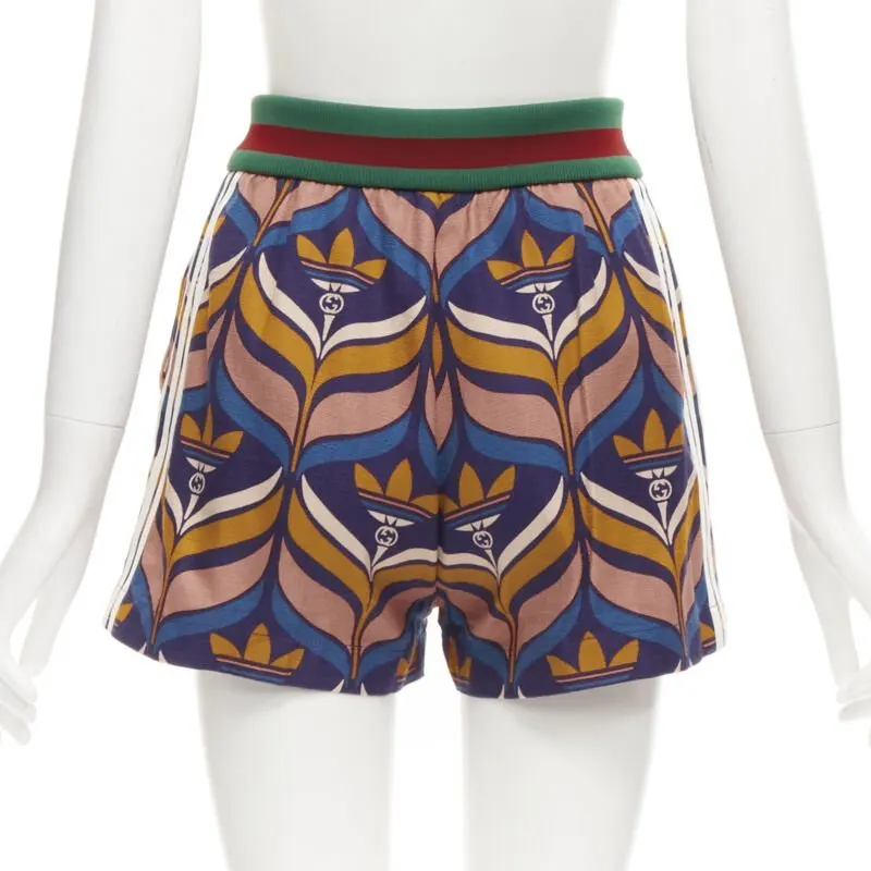 Gucci Trefoil Shorts MultiColor Cotton Never worn - Inside View