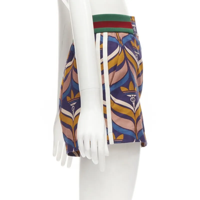Gucci Trefoil Shorts MultiColor Cotton Never worn - Model View