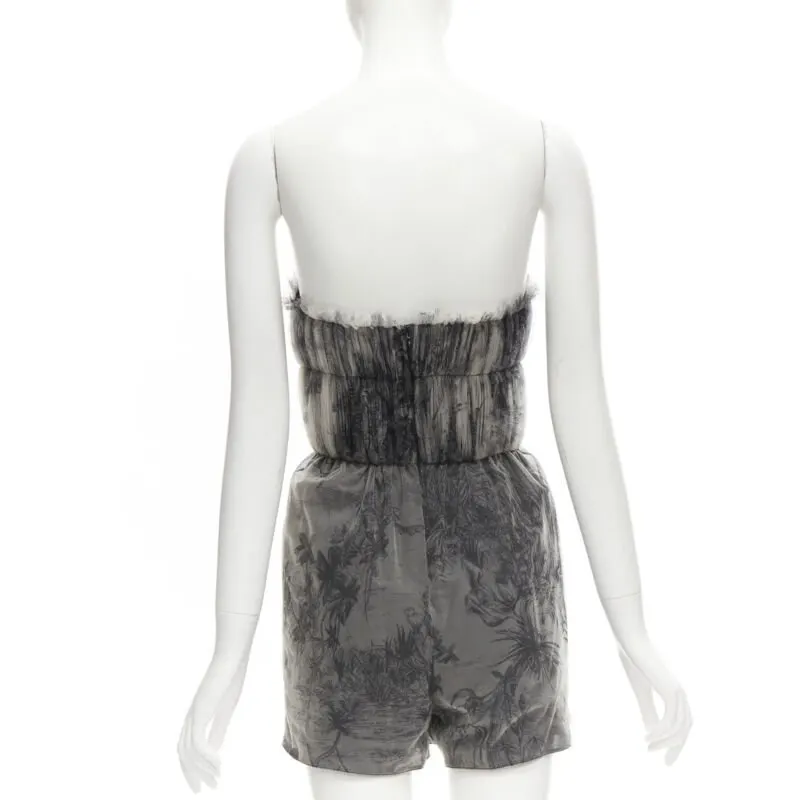 Dior Tulle Gathered Grey Polyamide Never worn, with tag - Box View