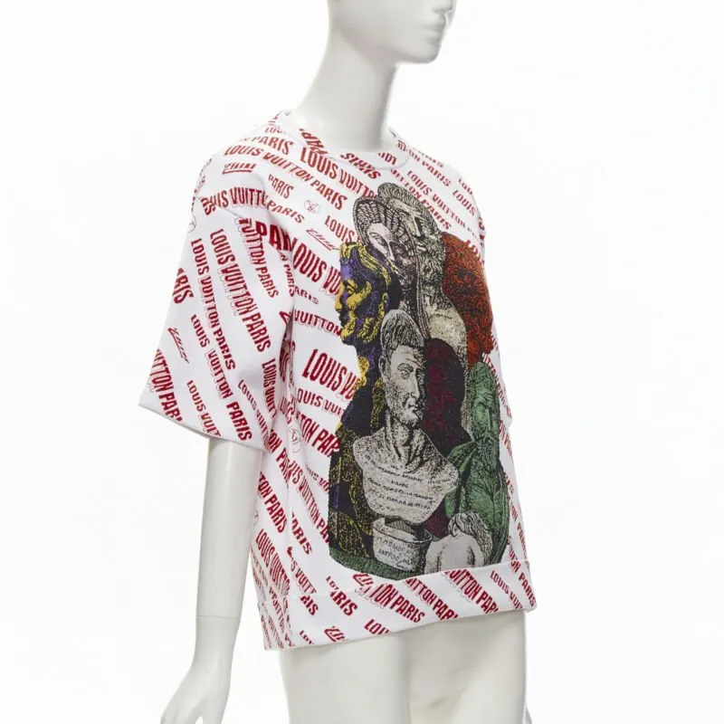 Louis Vuitton Logo Knit Top White Viscose Never worn - Inside View