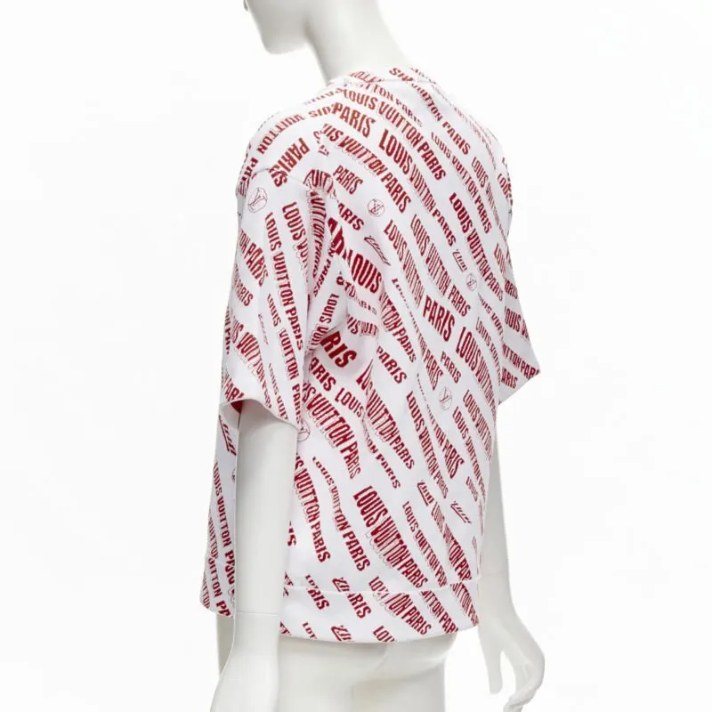 Louis Vuitton Logo Knit Top White Viscose Never worn - Box View