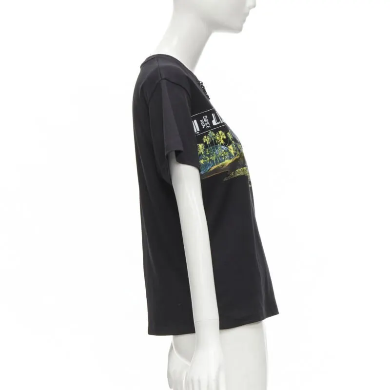Louis Vuitton Graphic Chain Tee Black Cotton Never worn - Model View