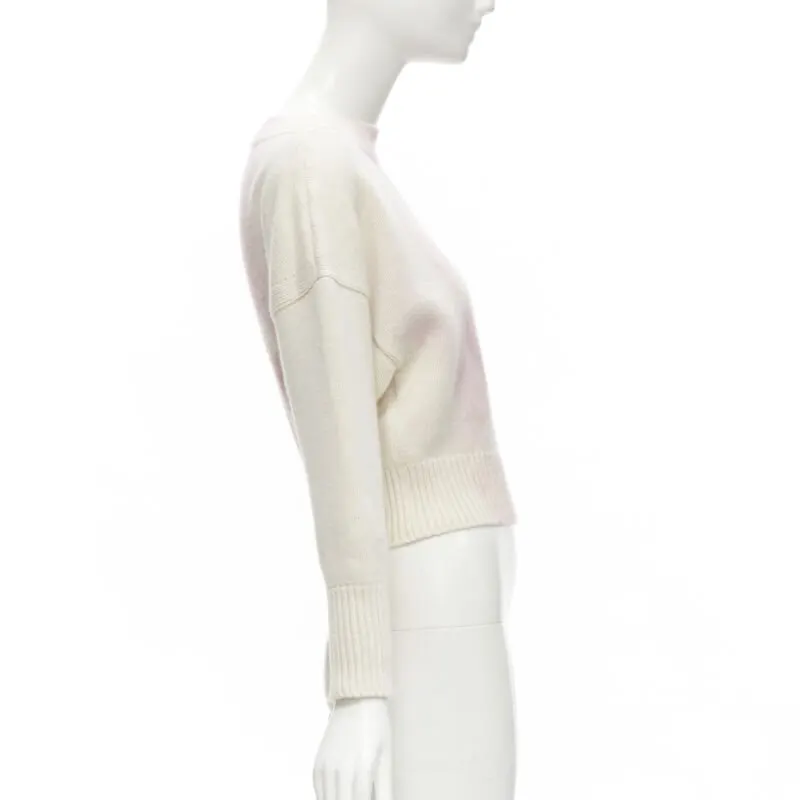 Alexander McQueen Anemone Sweater Beige Wool Never worn - Model View