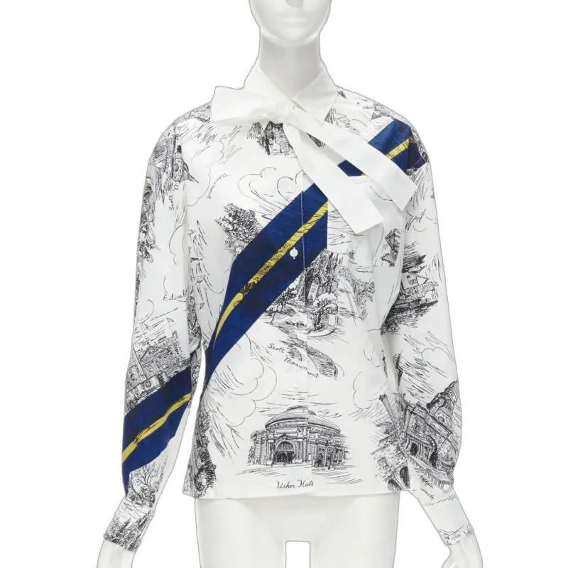 PHILOSOPHY DI LORENZO SERAFINI Landmark Graphic White Cotton Never worn - Front View