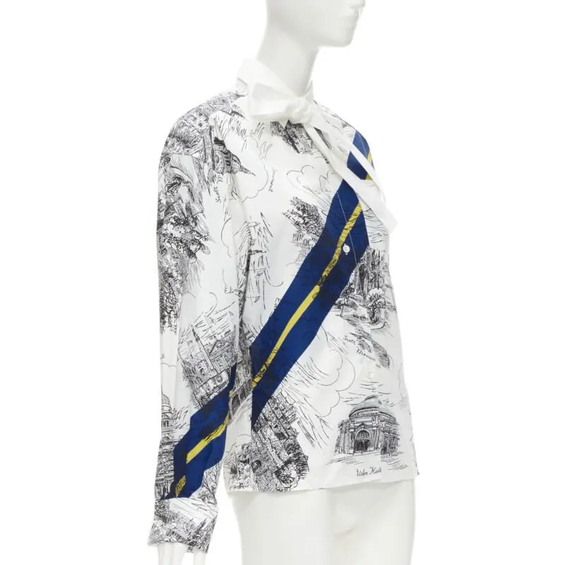 PHILOSOPHY DI LORENZO SERAFINI Landmark Graphic White Cotton Never worn - Inside View