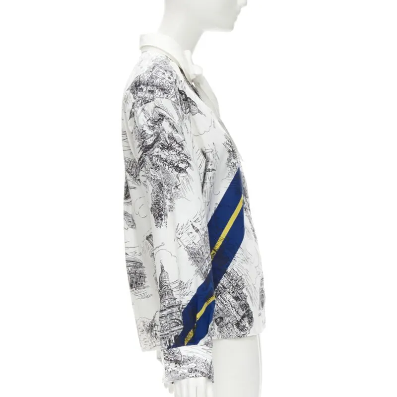 PHILOSOPHY DI LORENZO SERAFINI Landmark Graphic White Cotton Never worn - Model View