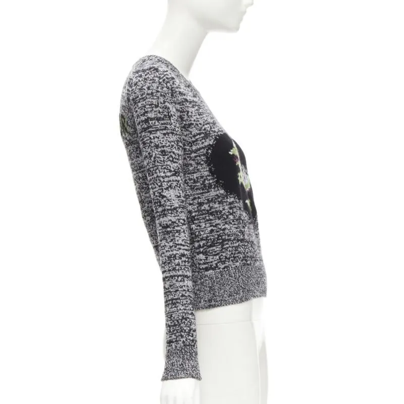 Dior Grey Dragon Sweater Grey Cashmere Never worn - Model View